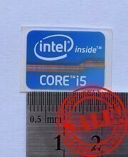 ■新品　即決　インテルCore i5 第2，3世帯用エンブレム　10枚セット　35
