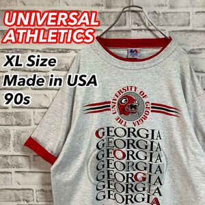 激レアレイヤードTee★リンガー Tシャツ USA製 90s カレッジロゴ vintage Made in USA アメリカ 古着