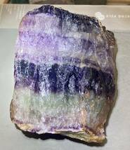 中国産超巨石天然フローライト原石2.06kg3カラー［蛍石］綺麗^ ^_画像1