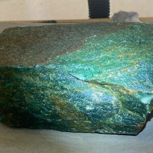インド産超巨石天然アベンチュリン原石2.44kg［インド翡翠］の画像5