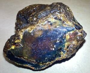  Indonesia sma tiger island production natural blue amber raw ore 44.77g beautiful ^ ^