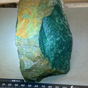 インド産超巨石天然アベンチュリン原石2.44kg［インド翡翠］の画像8