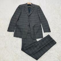 【激レア美品】ARMANI　COLLEZIONI　アルマーニコレッツォーニ　セットアップ　チェック3b XXLサイズ　大きめサイズ　できる男性_画像1