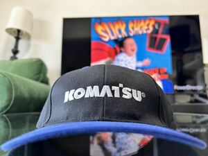 USAモデル 企業 KOMATSU　コマツ キャップ　ブラック