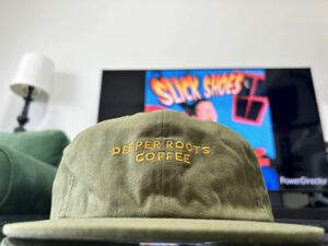 USA Ohio Deeper Roots Coffee キャップ　グリーン