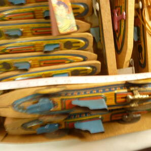 ミッキー印 潜水艦当て ブリキ玩具 ブリキ船 ／ ヨット 昭和２０年代 夜店 駄菓子屋 昭和レトロ 貴重の画像8
