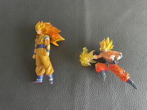 中古品☆ドラゴンボール フィギュア 孫悟空 スーパーサイヤ人3 超戦士覚醒 ２体 まとめ売り セット