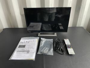 中古品☆TOSHIBA 東芝 24V34 24インチ 液晶 TV 2023年製 テレビ 家電 REGZA レグザ リモコン B-CASカードなし 動作確認済