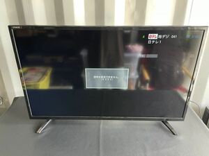 中古品☆COBY ハイビジョン液晶テレビ テレビ 液晶 TV 40V型 LTV401B miniB-CASカード リモコンなし 通電確認済 2016年製 家財便B