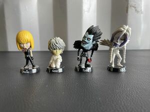 中古品☆デスノート Death Note フィギュア 首振り ニア メロ リューク レム 4個 まとめ おもちゃ