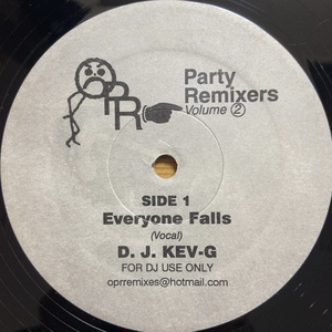 D.J. KEV-G PARTY REMIXERS (VOLUME 2) 12インチ シングル