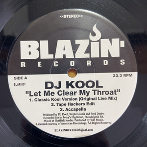 DJ KOOL LET ME CLEAR MY THROAT / I GOT DAT FEELIN' 12インチ シングル