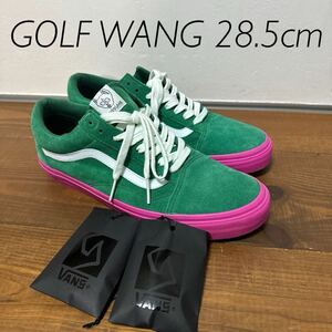 GOLF WANG × VANS 28.5cm US10.5 スニーカー　グリーン×ピンク　ヴァンズ　GOLFWANG 送料無料　