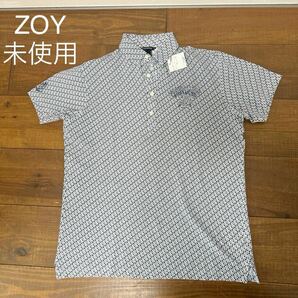 未使用 ZOY ゾーイ ポロシャツ 2 ブルー  送料無料 の画像1