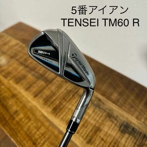 テーラーメイド SIM MAX 5番アイアン TENSEI TM60 R カーボンシャフト　テンセイ　送料無料