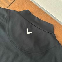 美品　大きいサイズです　キャロウェイ モックネックシャツ　3L ブラック　送料無料　ポロシャツ　_画像6