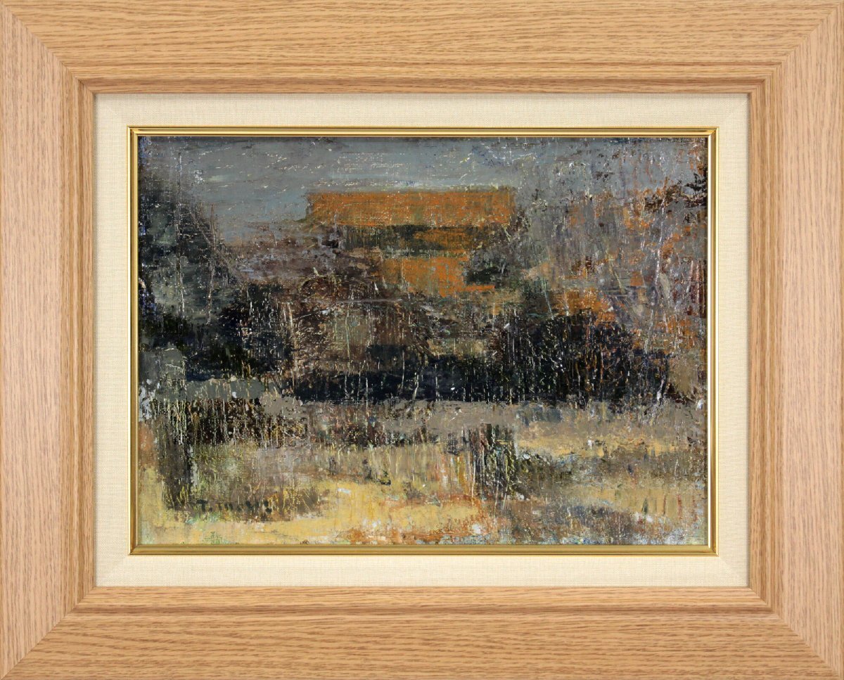 Michi Mori Nara in Early Spring Oil Painting [Authenticity Guaranteed] Painting - Hokkaido Gallery, painting, oil painting, Nature, Landscape painting