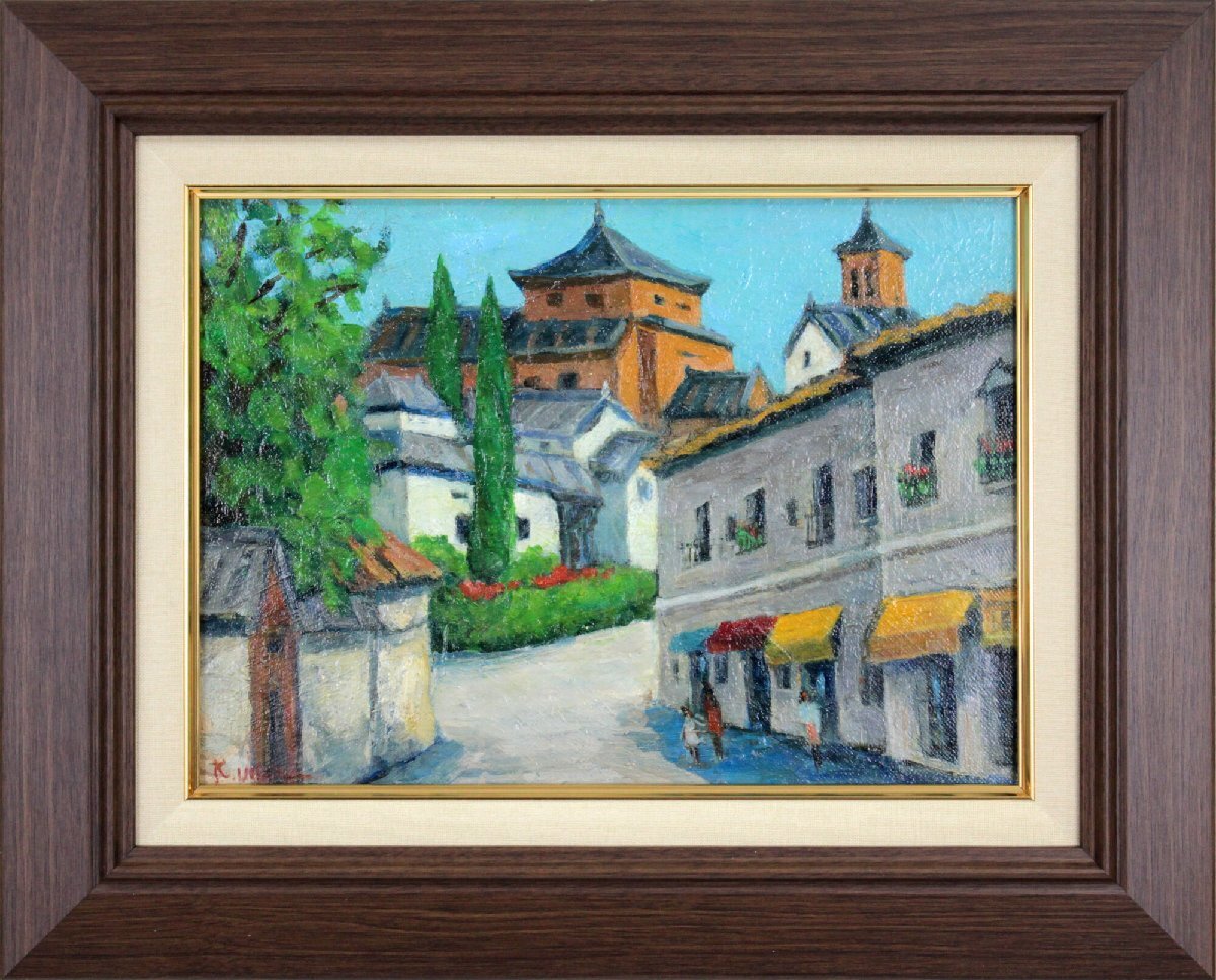 Kaoru Uchida Toledo, Spain oil painting [authenticity guaranteed] Painting - Hokkaido Gallery, painting, oil painting, Nature, Landscape painting