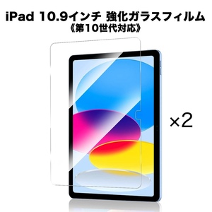 〈2枚セット〉iPad 10.9インチ 強化ガラスフィルム シート 画面保護