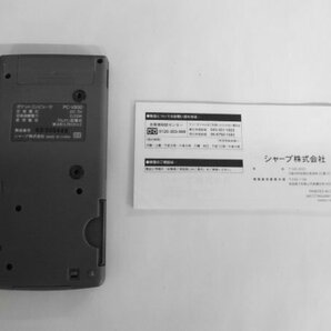 AN24-184 ジャンク扱い SHARP シャープ PC-V930 ポケットコンピューター POCKET COMPUTER レトロ 動作未確認の画像4