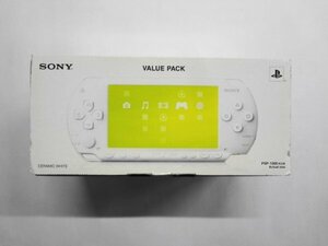 PSP24-007 ソニー sony プレイステーション ポータブル PSP 本体 セラミックホワイト PSP-1000 KCW レトロ ゲーム 外箱付き 動作確認済