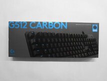 AN24-244 外箱のみ LOGICOOL 有線キーボード G512 CARBON GX BLUE ゲーミング キーボード ロジクール PC 周辺機器 付属品 のみ パーツ_画像1