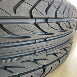 未使用 PCD１１４．３ １５×７JJ デイトナ ホワイトレター JOYROAD SRS SPORTS 195/65R15 センターキャップ付きの画像8