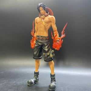 現状品 ワンピース MASTER STARS PIECE ポートガス・D・エース 火拳Ver. フィギュア 中古 ONE PIECE 中古 箱無し 稀少