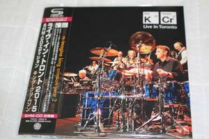 King Crimson (47) Live in Toronto 2015 ★ 2枚組SHM-CD帯付紙ジャケット国内盤 ★ 中古品