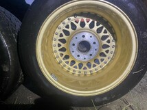 希少 超深リム ベンツ W126 560SEC 純正 BBS ケーニッヒスペシャル RS KS 10J-15 ET-7 13J-15 ET-58 PCD112 フロント2本　リア1本_画像6