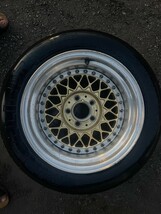 希少 超深リム ベンツ W126 560SEC 純正 BBS ケーニッヒスペシャル RS KS 10J-15 ET-7 13J-15 ET-58 PCD112 フロント2本　リア1本_画像4