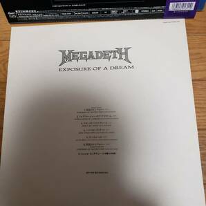 MEGADETH メガデス Laser Disk レイザー ディスク エクスポージャー オブ ア ドリームの画像4