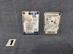 ★☆セット1 SATA2.5 HDD 2台セット 750GB 320GB☆★