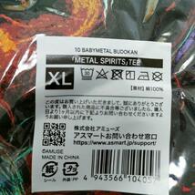 未開封 BABYMETAL METAL ベビーメタル METAL SPIRITS TEE XL 半袖 Tシャツ_画像4