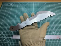 B#14　ナイフブランク　ナイフ ナイフメーキング　ナイフ自作　ブランク加工　刃材 440C_画像2