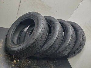 185/65R14 ラジアル 夏タイヤ サマータイヤ 4本 バリ溝 深溝 ダンロップ EC202 送料無料 T1123