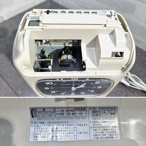 【中古品】管1A28 AMANO アマノ 電子タイムレコーダー BX2000 通電OK タイムカード付き 印字OK の画像3