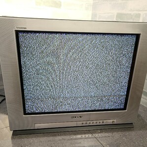 【現状品】管1A106 SONY Trinitron トリニトロン ブラウン管テレビ カラーテレビ 21型 KV-21DA1 2001年製 通電OK の画像2