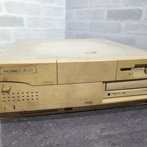 【ジャンク品】管1A114 NEC パーソナルコンピューター PC-9821Xe10/C4 通電OK HDD無し の画像1