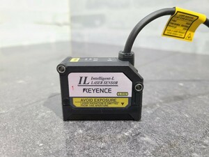 【中古動作品】管1A146 KEYENCE Intellingent-L LASER SENSOR IL-S100 レーザアプリセンサヘッド