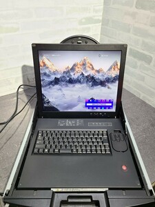 【中古動作品】管1A156 NEC 17型LCDコンソールユニット(8server) N8143-106 通電OK 