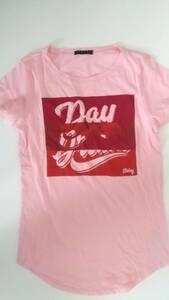 SISLEY ピンクのロゴTシャツ 未使用