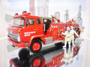 TOMYTEC / TLV 1/64 LV-N36a 日野 ＫＢ３２４型 化学消防車 田原市消防署 (77年式) 希少美品