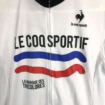 Le coq sportif ( ルコックスポルティフ ) 半袖サイクルジャージ ENTRY ホワイト Mサイズ QCMTJA45_画像2