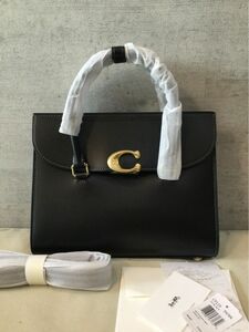 新品　COACH ブルーム　キャリーオール　ブラック　ショルダーバッグ　ハンドバッグ　トートバッグ　コーチ　鞄　カバン　サッチェル