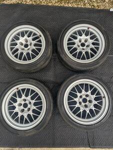 日産純正 BNR32 Vスペック2 BBSホイールGTR GT-R nismo ニスモ v-spec v-spec2 BBS 鍛造 R32 ネオバ AD08R 225/45R17