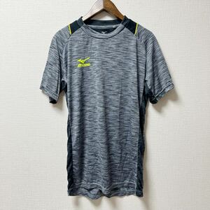 Mizuno ミズノ 半袖Tシャツ プラクティスシャツ Mサイズ グレー ポリエステル