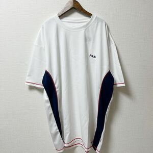 【新品】 FILA フィラ 半袖Tシャツ プラクティスシャツ 5Lサイズ ホワイト ポリエステル