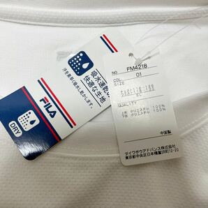 【新品】 FILA フィラ 半袖Tシャツ プラクティスシャツ 5Lサイズ ホワイト ポリエステルの画像3