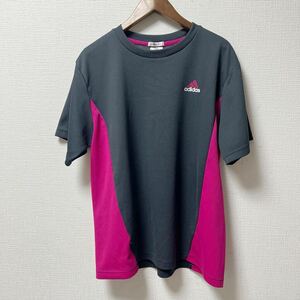 adidas アディダス 半袖 Tシャツ プラクティスシャツ Lサイズ グレー ポリエステル